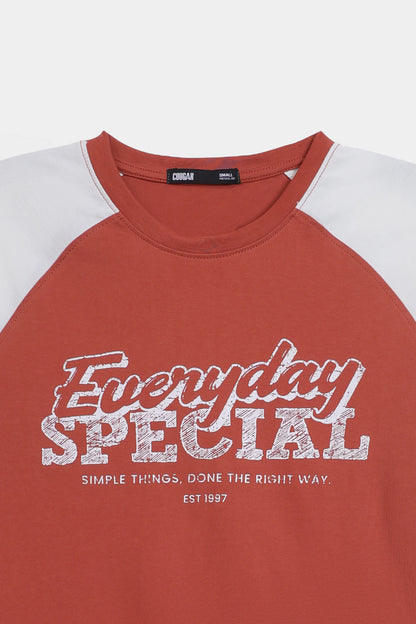 Raglan Graphic T-Shirt - Cougar Clothing