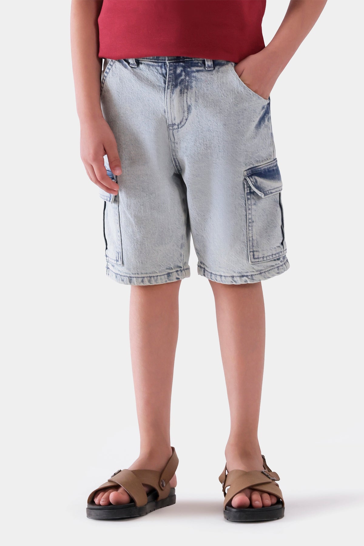 Cargo Denim Shorts - Cougar Clothing