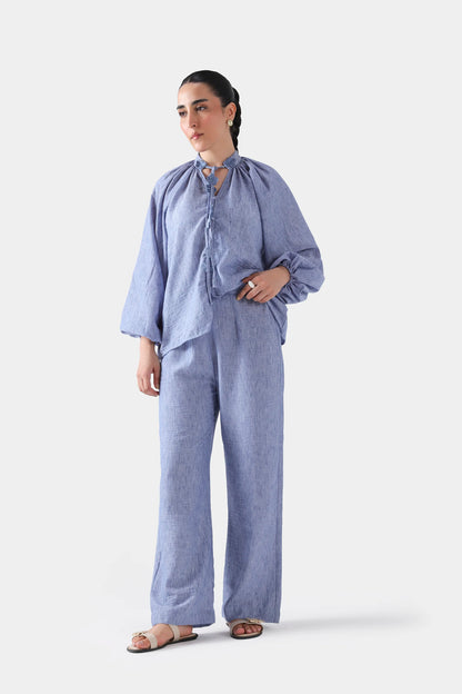 Textured Pleated Trousers - Cougar Clothing