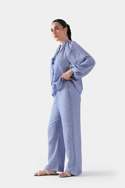 Textured Pleated Trousers - Cougar Clothing