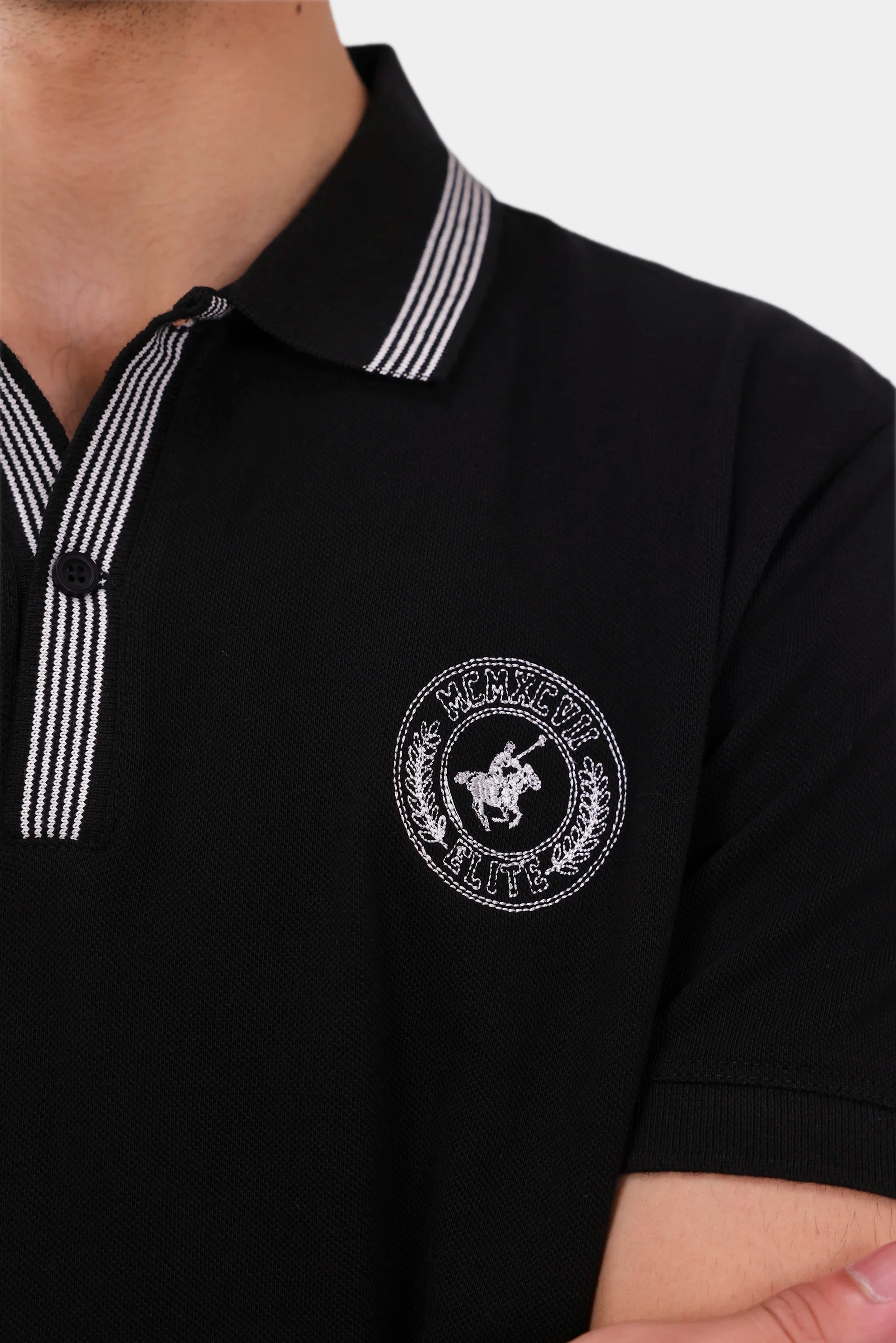 Embroidered Pique Polo - Cougar Clothing