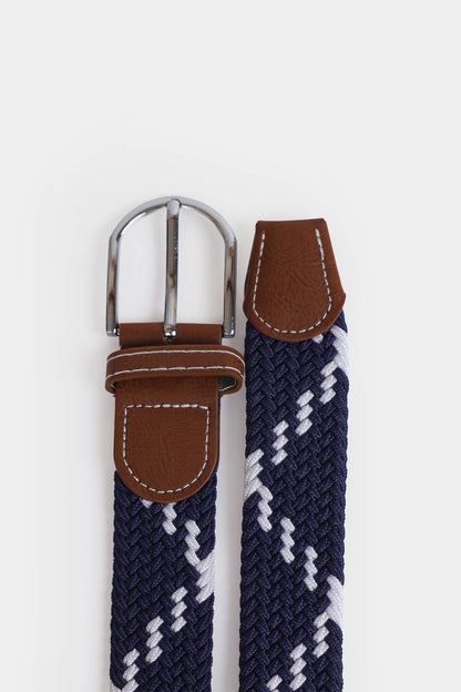 Zig-Zag Patterned Belt - Cougar Clothing