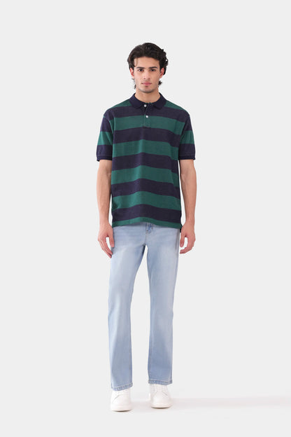 Striped Polo - Cougar Clothing