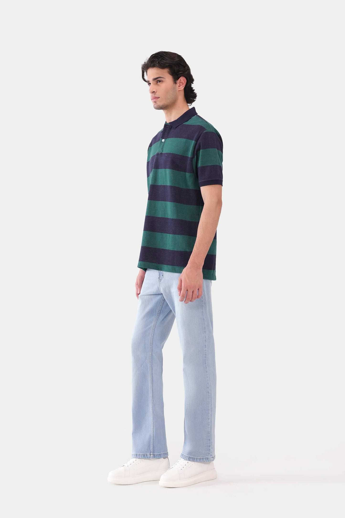 Striped Polo - Cougar Clothing