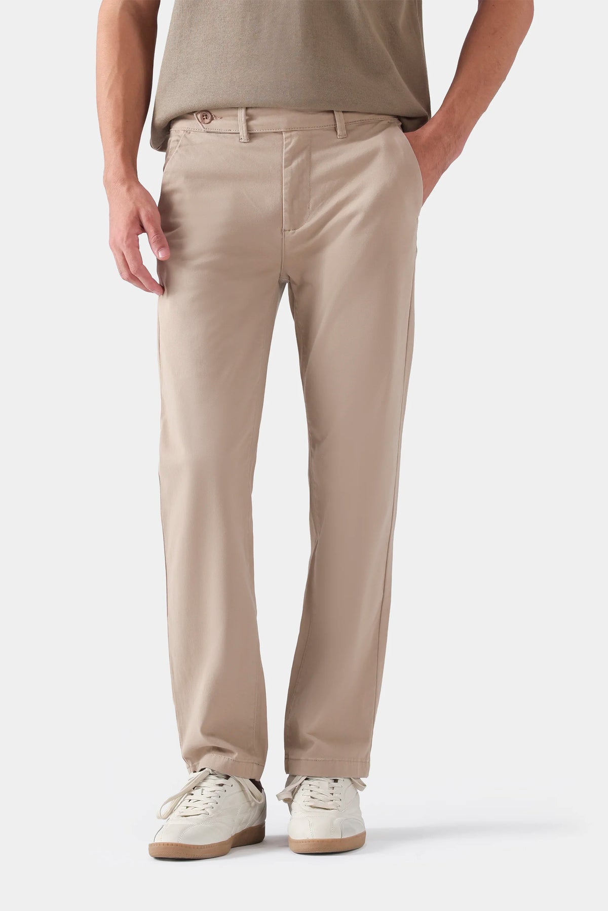 Basic Slim Fit Chino Pants - Cougar Clothing