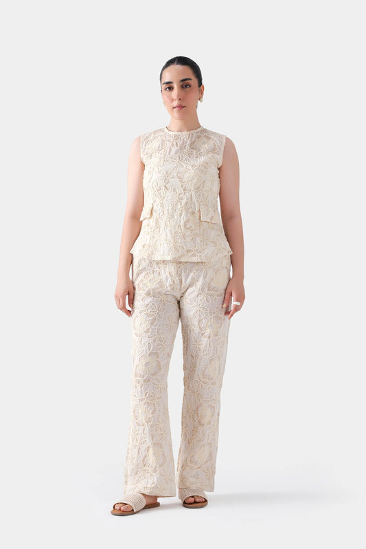 Embroidered Sleeveless Top - Cougar Clothing