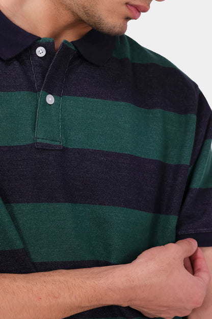 Striped Polo - Cougar Clothing