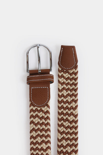 Two-Tone Braided Belt - Cougar Clothing