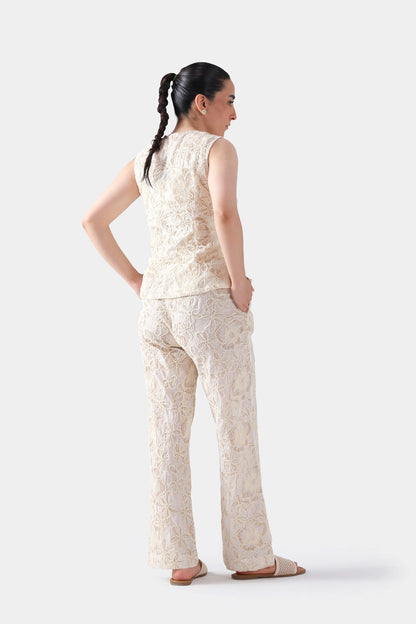 Embroidered Sleeveless Top - Cougar Clothing