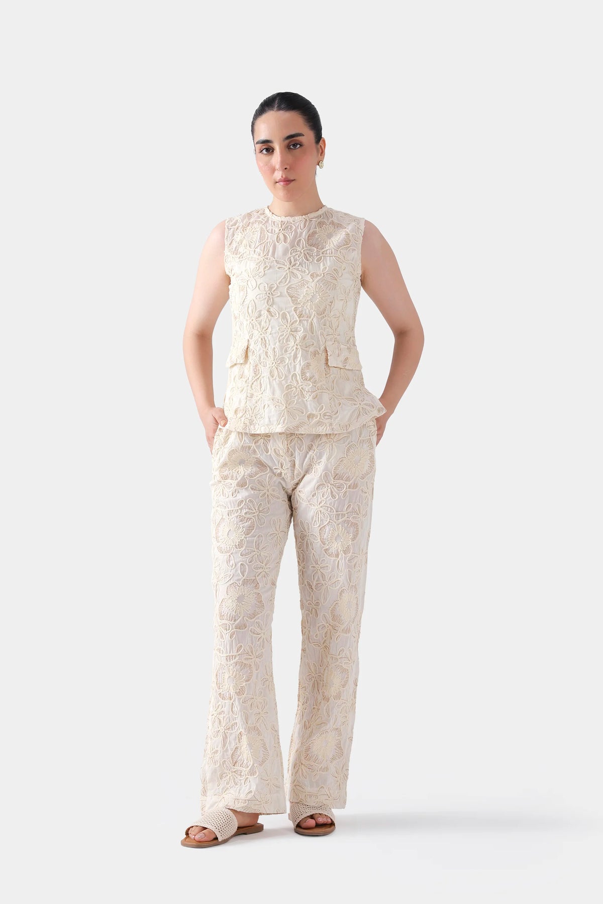 Embroidered Pants - Cougar Clothing