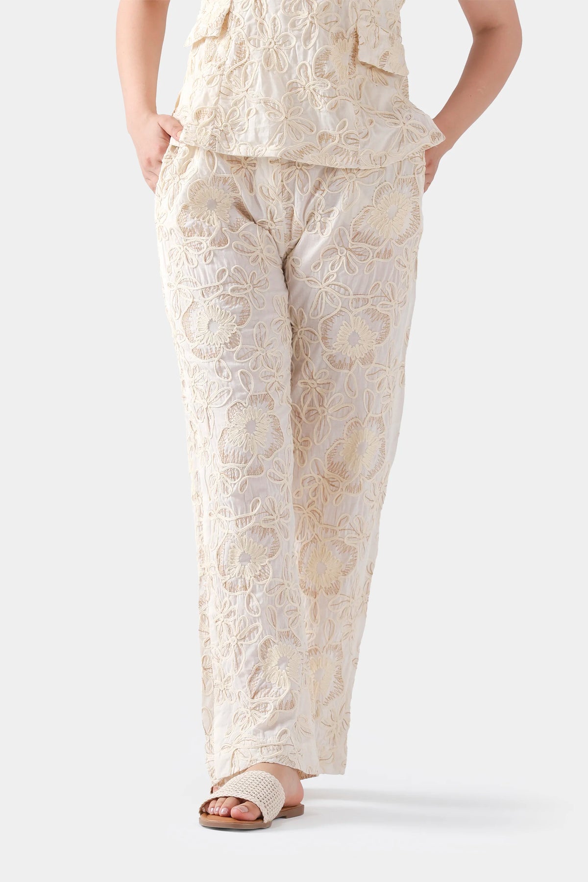 Embroidered Pants - Cougar Clothing