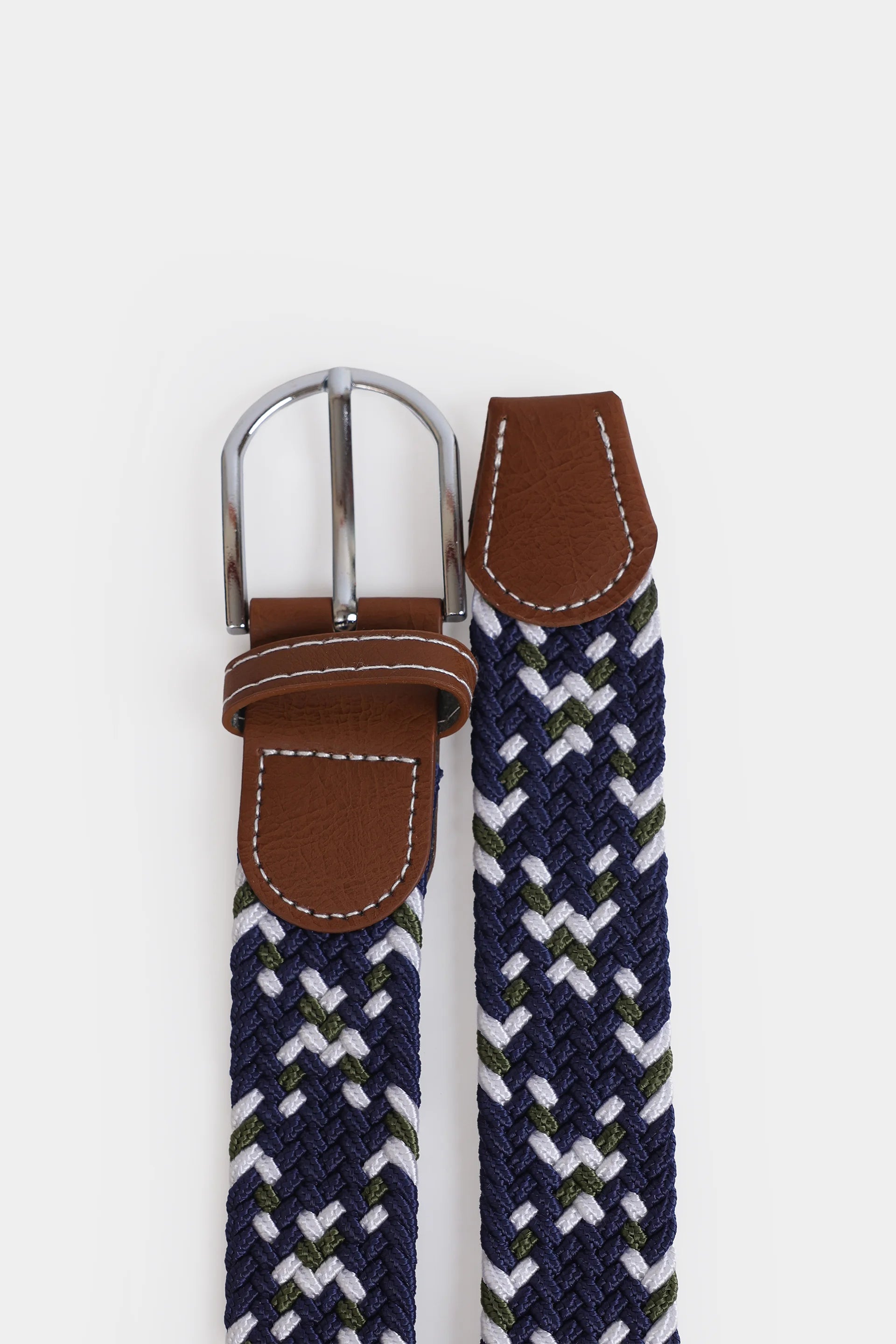 Geometric Pattern Elastic Belt - Cougar Clothing