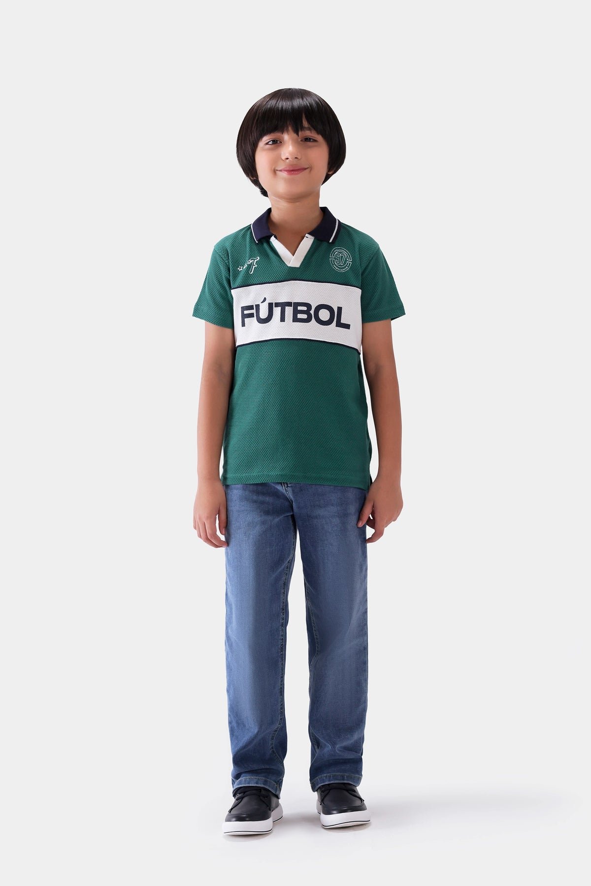 Johnny Collar Textured Polo - Cougar Clothing