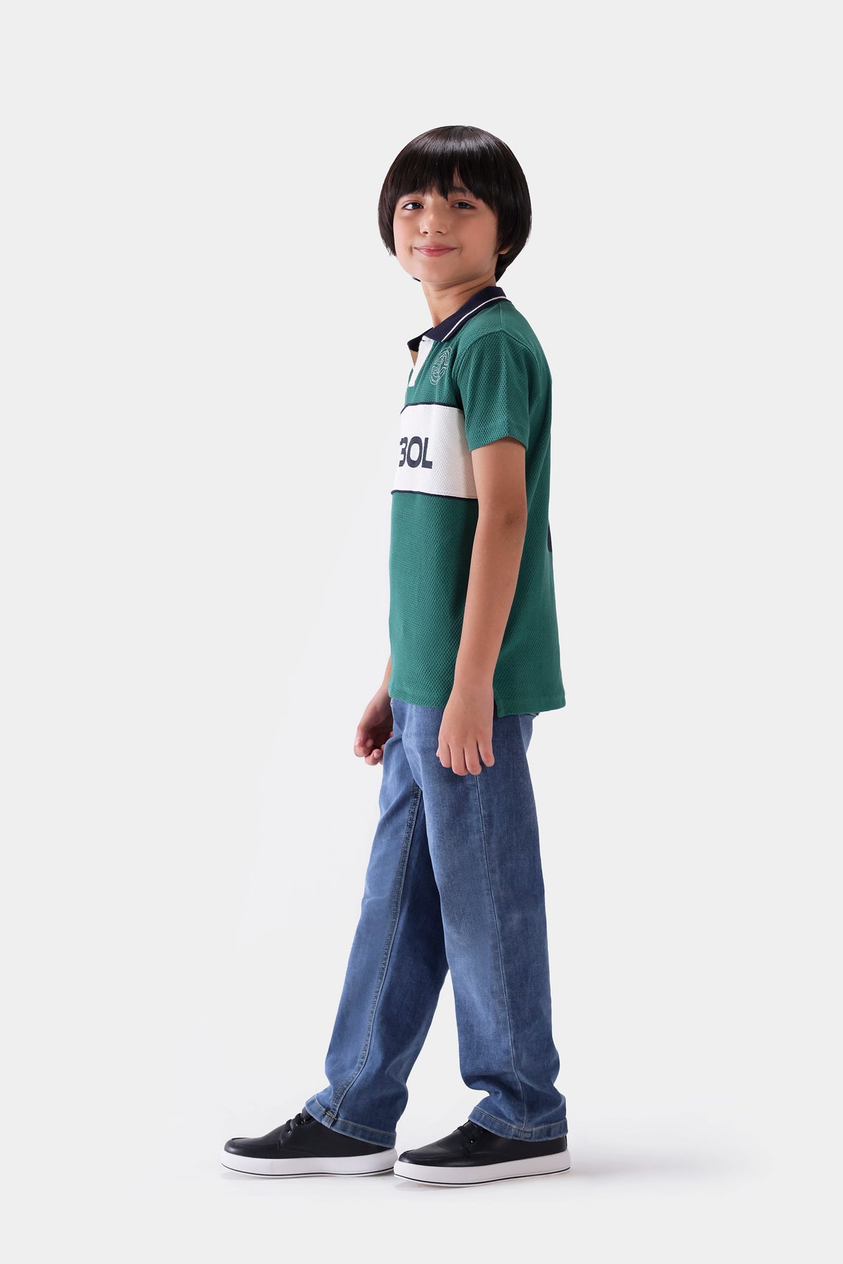 Johnny Collar Textured Polo - Cougar Clothing