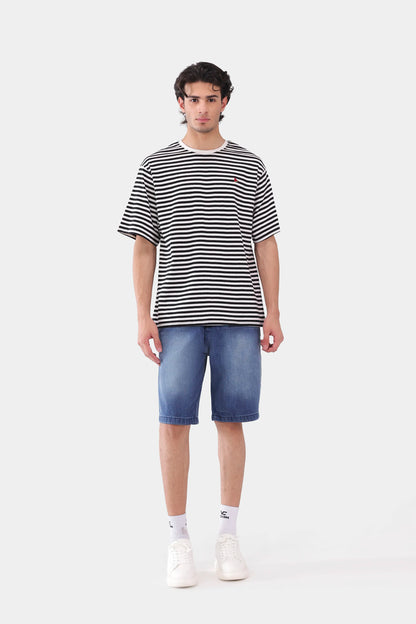 Relaxed Striped T-Shirt - Cougar Clothing