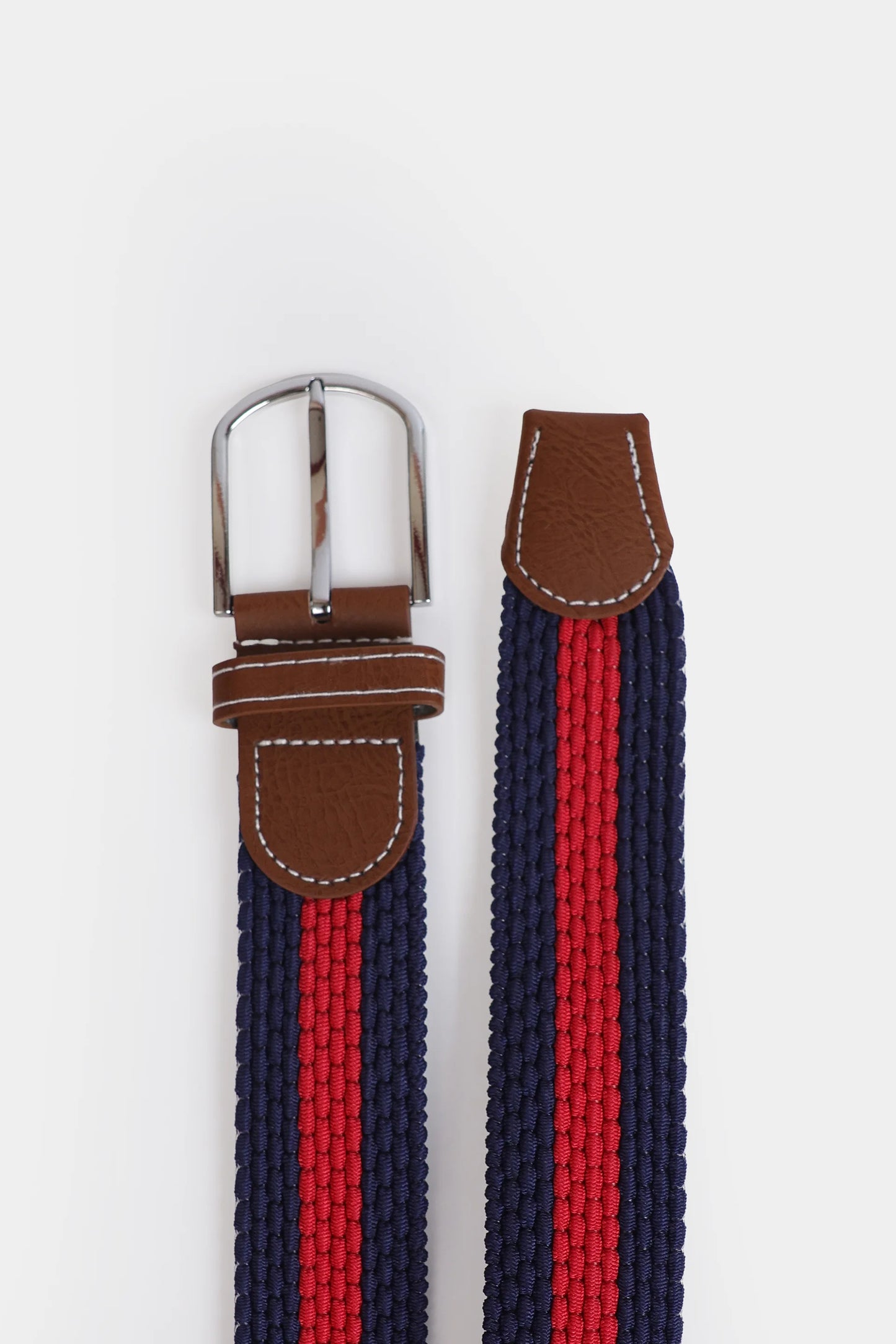 Textured Striped Canvas Belt - Cougar Clothing