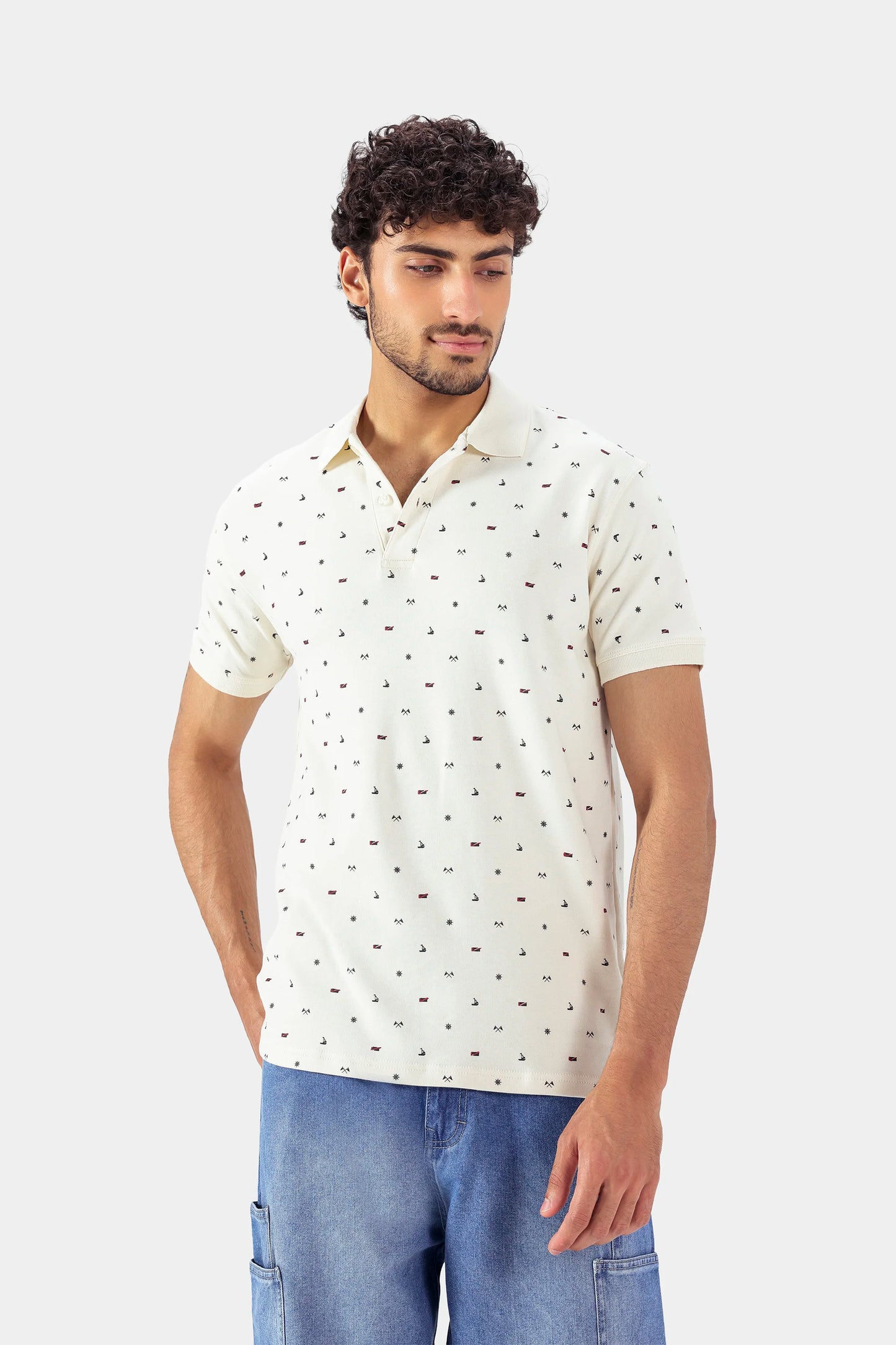 Rotary Printed Polo - Cougar Clothing