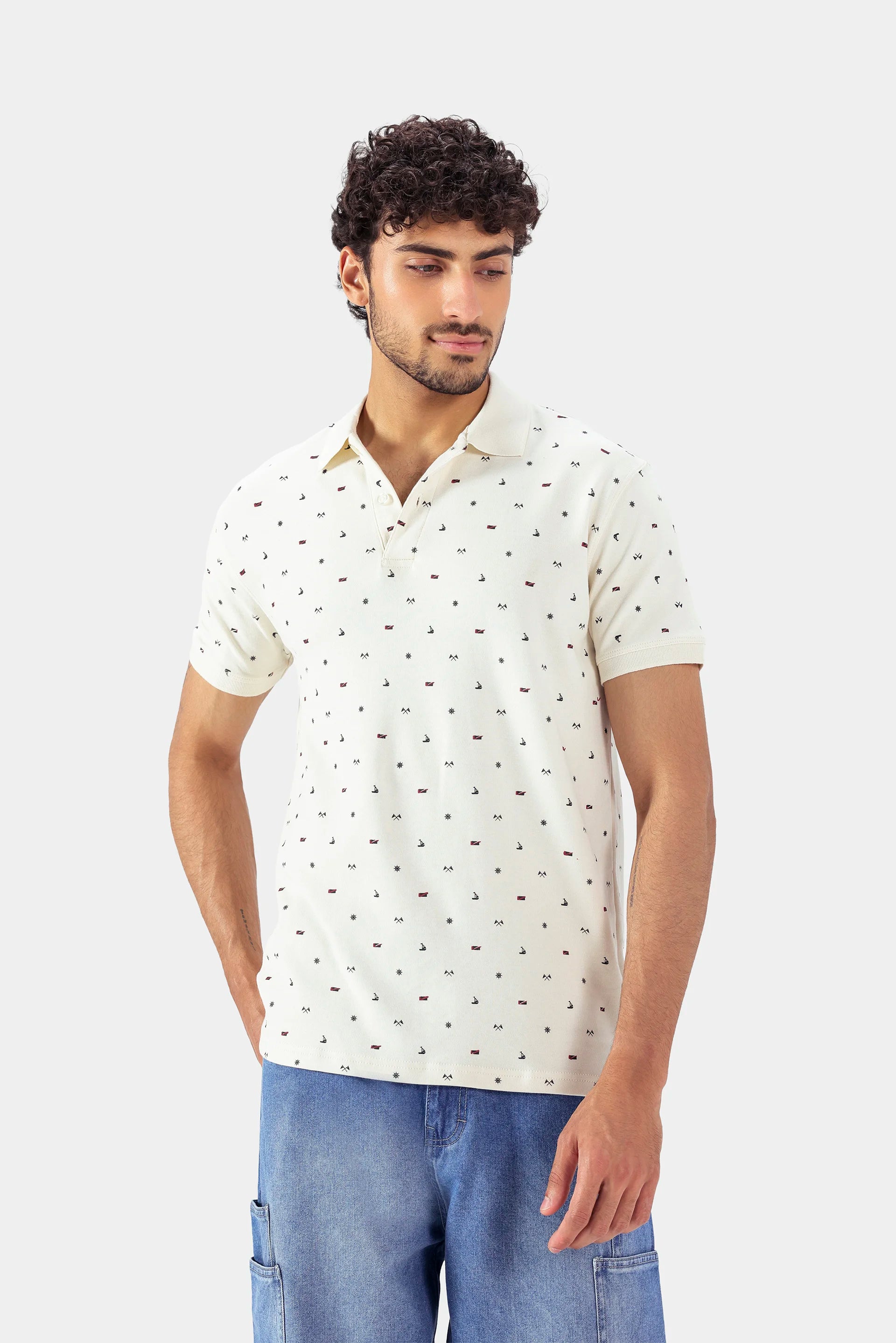 Rotary Printed Polo - Cougar Clothing