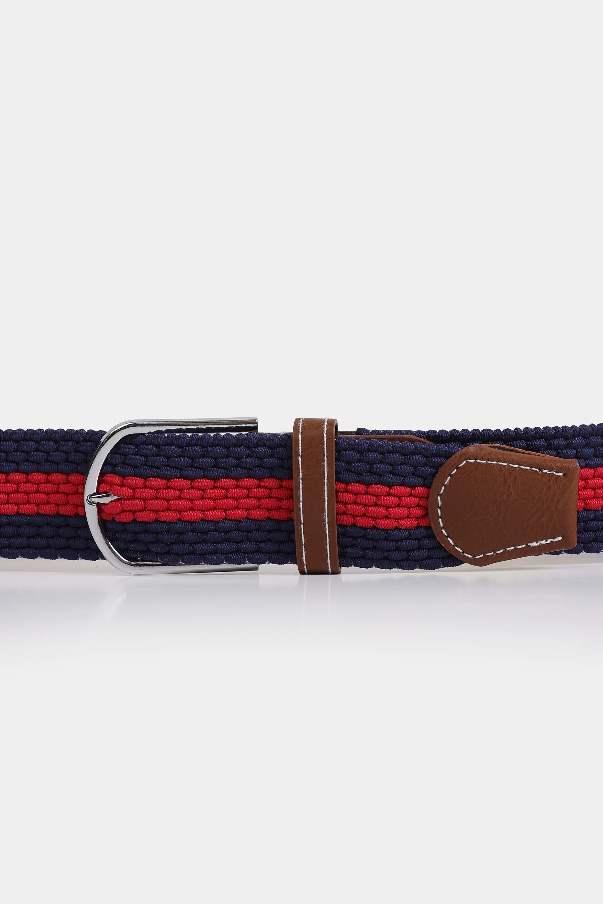 Textured Striped Canvas Belt - Cougar Clothing