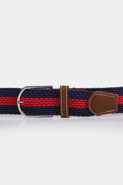 Textured Striped Canvas Belt - Cougar Clothing