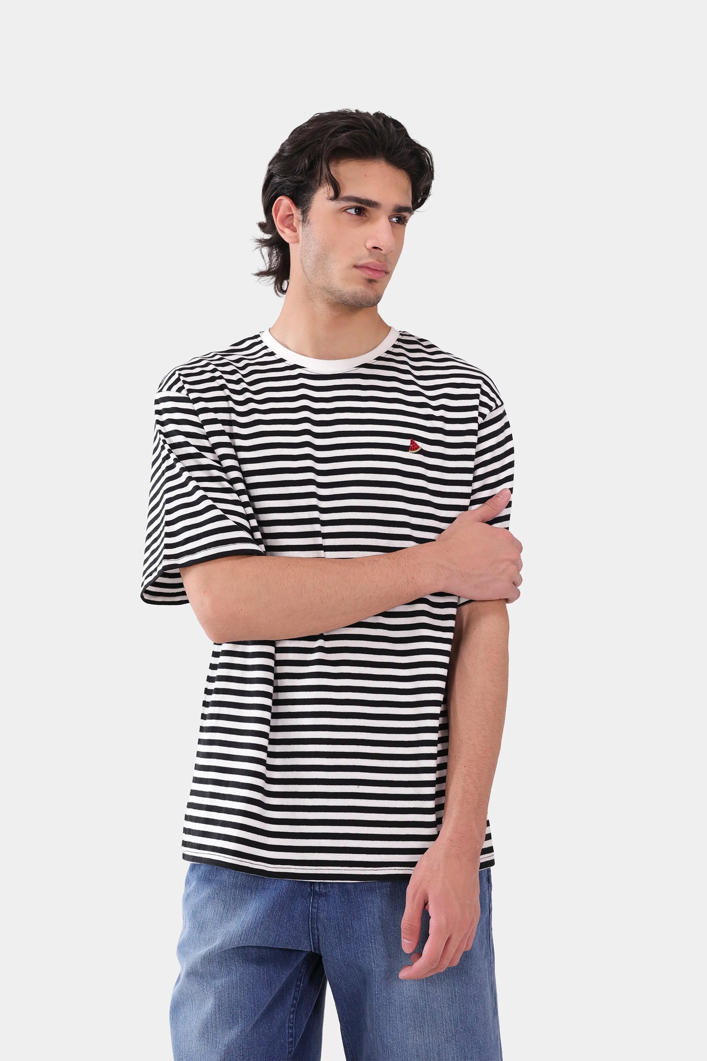Relaxed Striped T-Shirt - Cougar Clothing