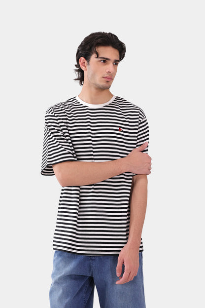 Relaxed Striped T-Shirt - Cougar Clothing