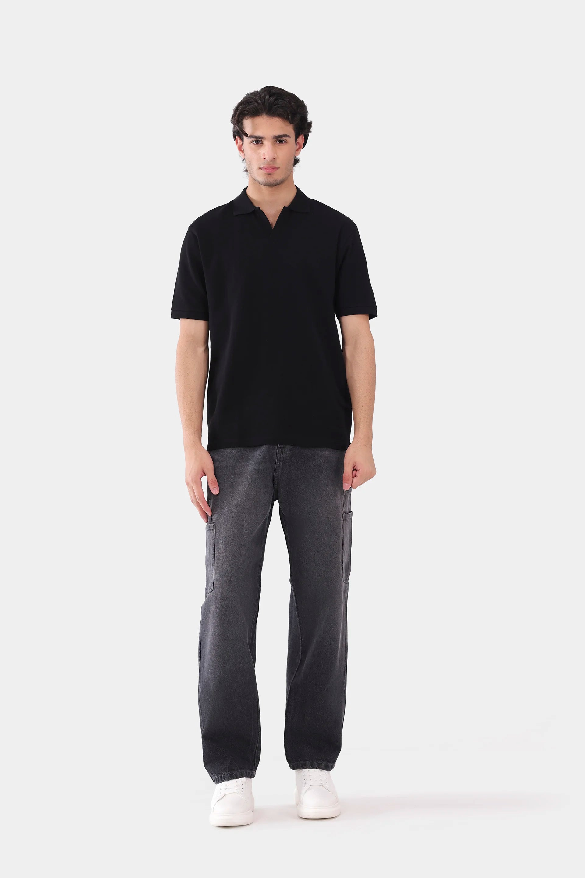 Relaxed Johnny Collar Polo - Cougar Clothing