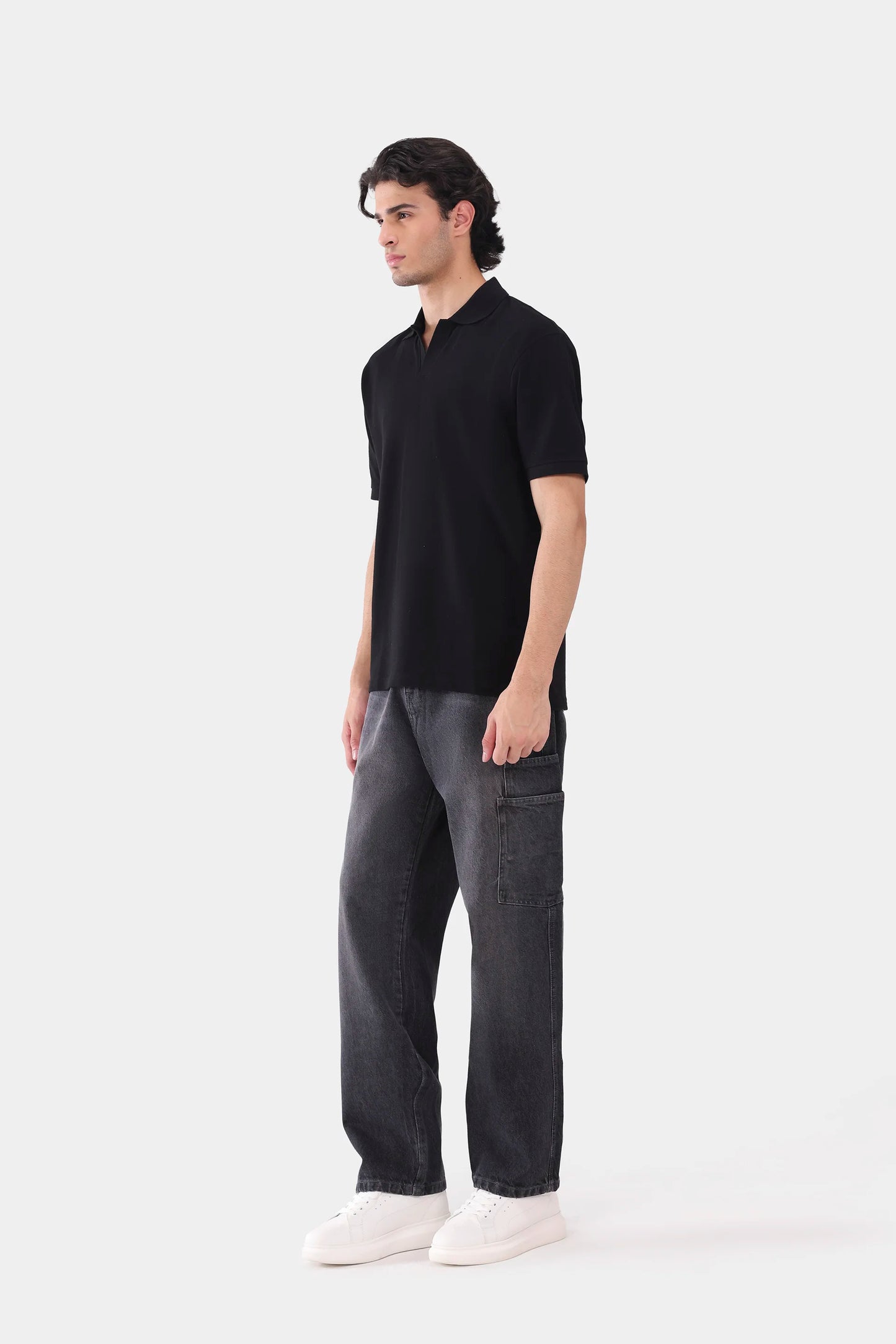 Relaxed Johnny Collar Polo - Cougar Clothing