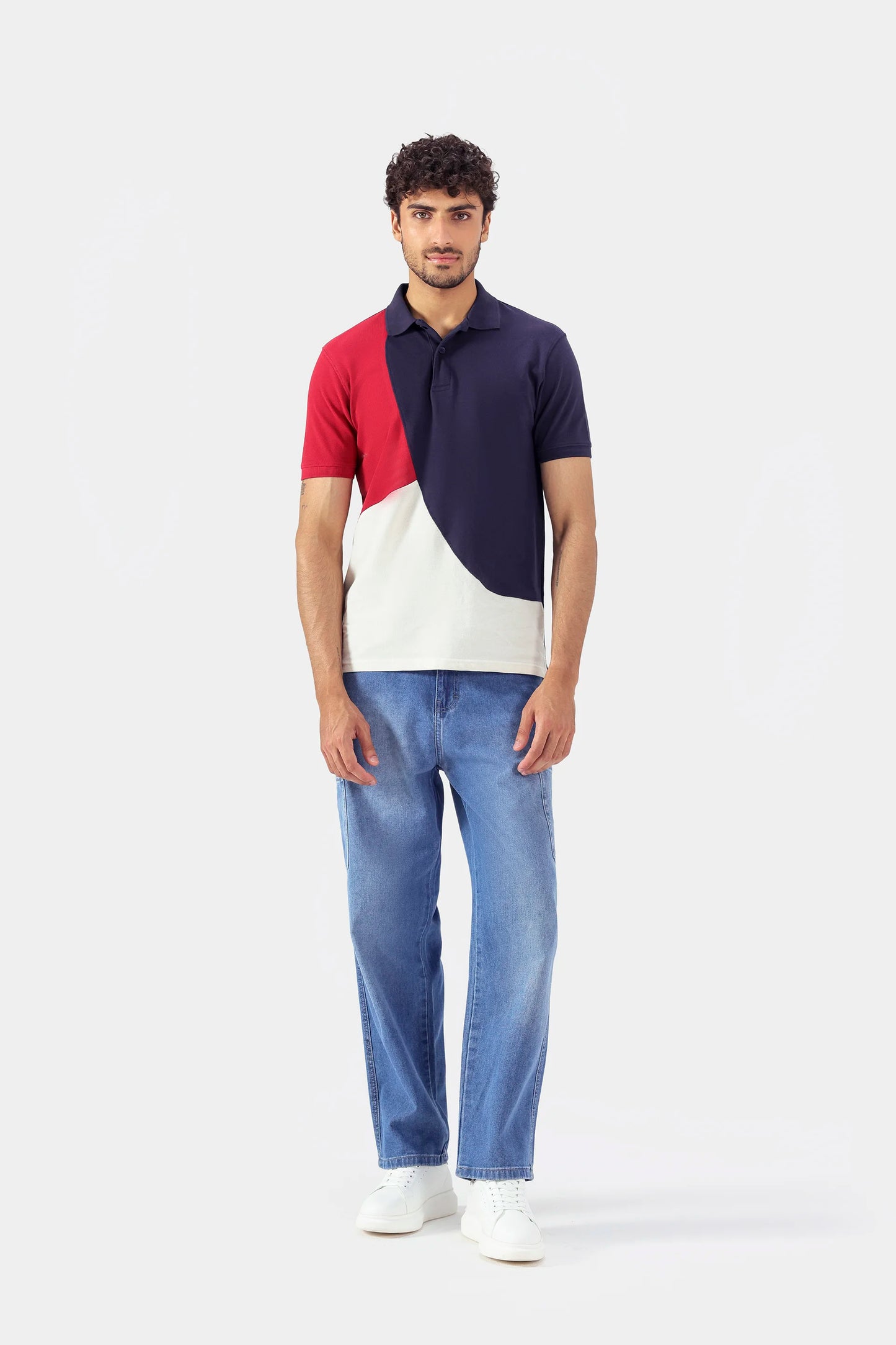 Color Block Polo - Cougar Clothing