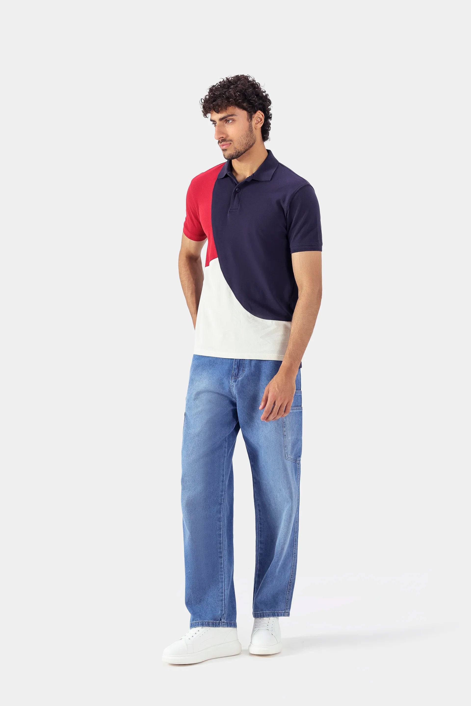 Color Block Polo - Cougar Clothing