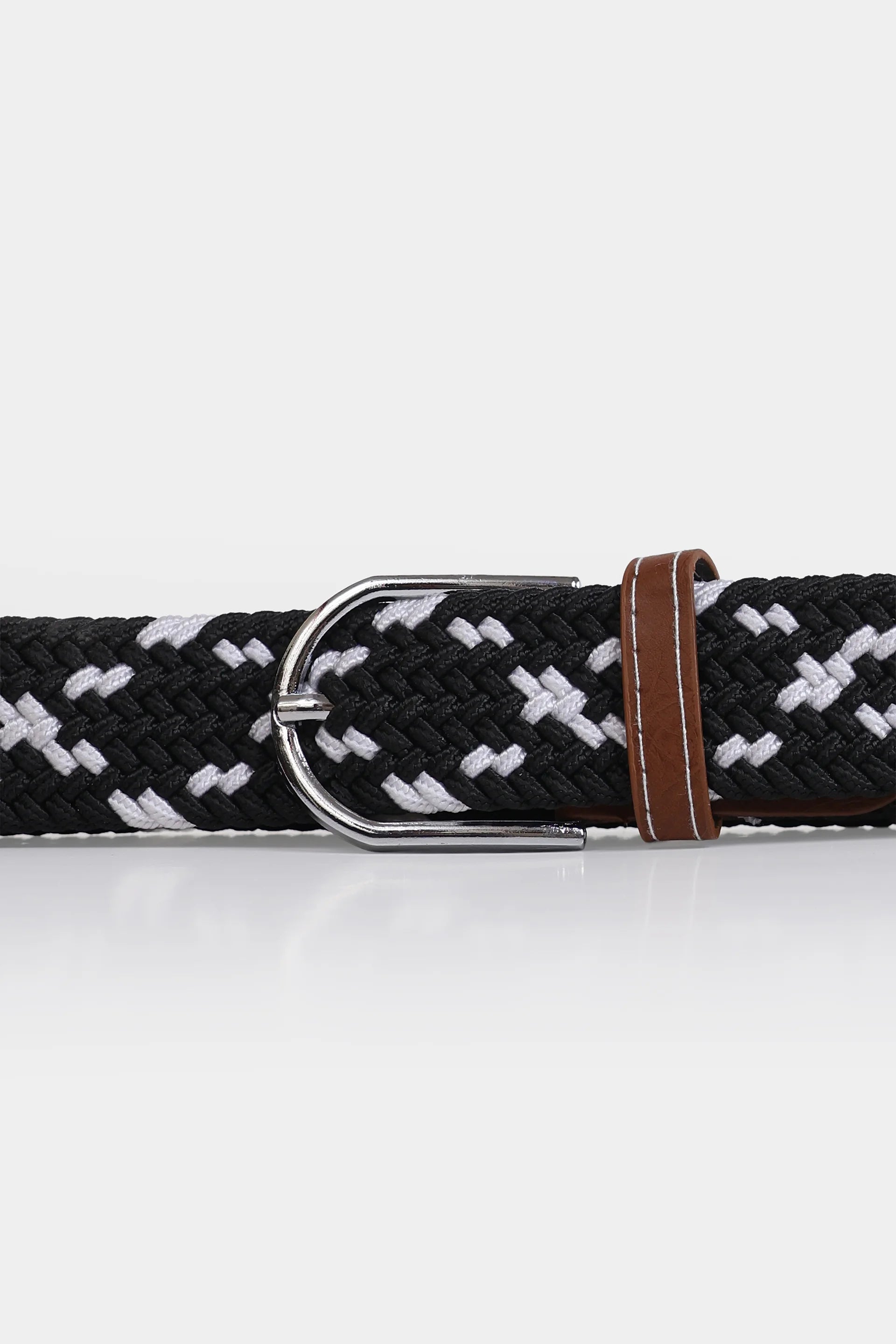 Geometric Pattern Elastic Belt - Cougar Clothing
