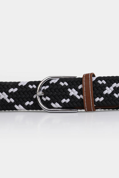 Geometric Pattern Elastic Belt - Cougar Clothing