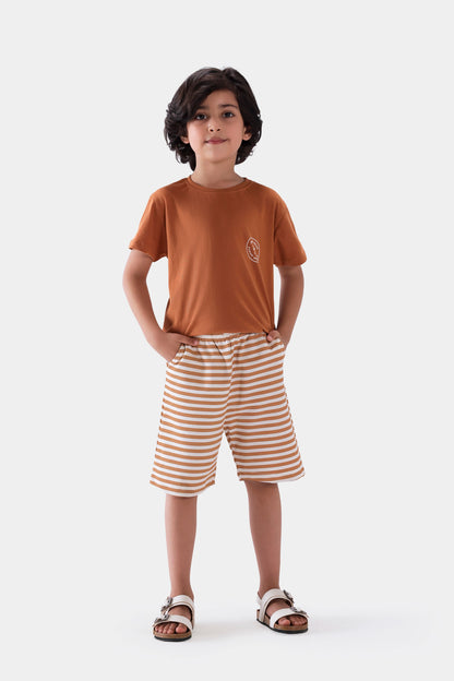 Striped Shorts - Cougar Clothing