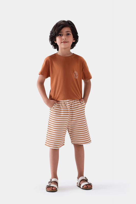Striped Shorts - Cougar Clothing