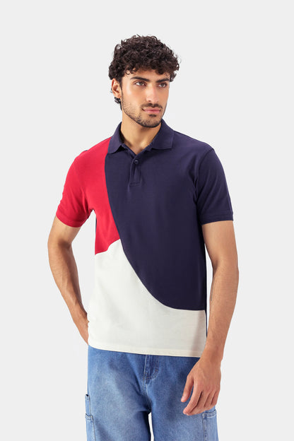 Color Block Polo - Cougar Clothing