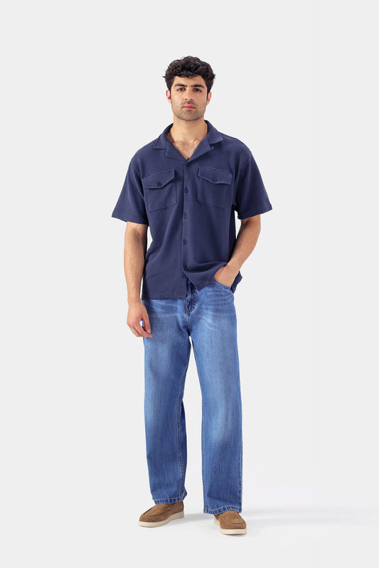 Pleated Jersey Shirt - Cougar Clothing