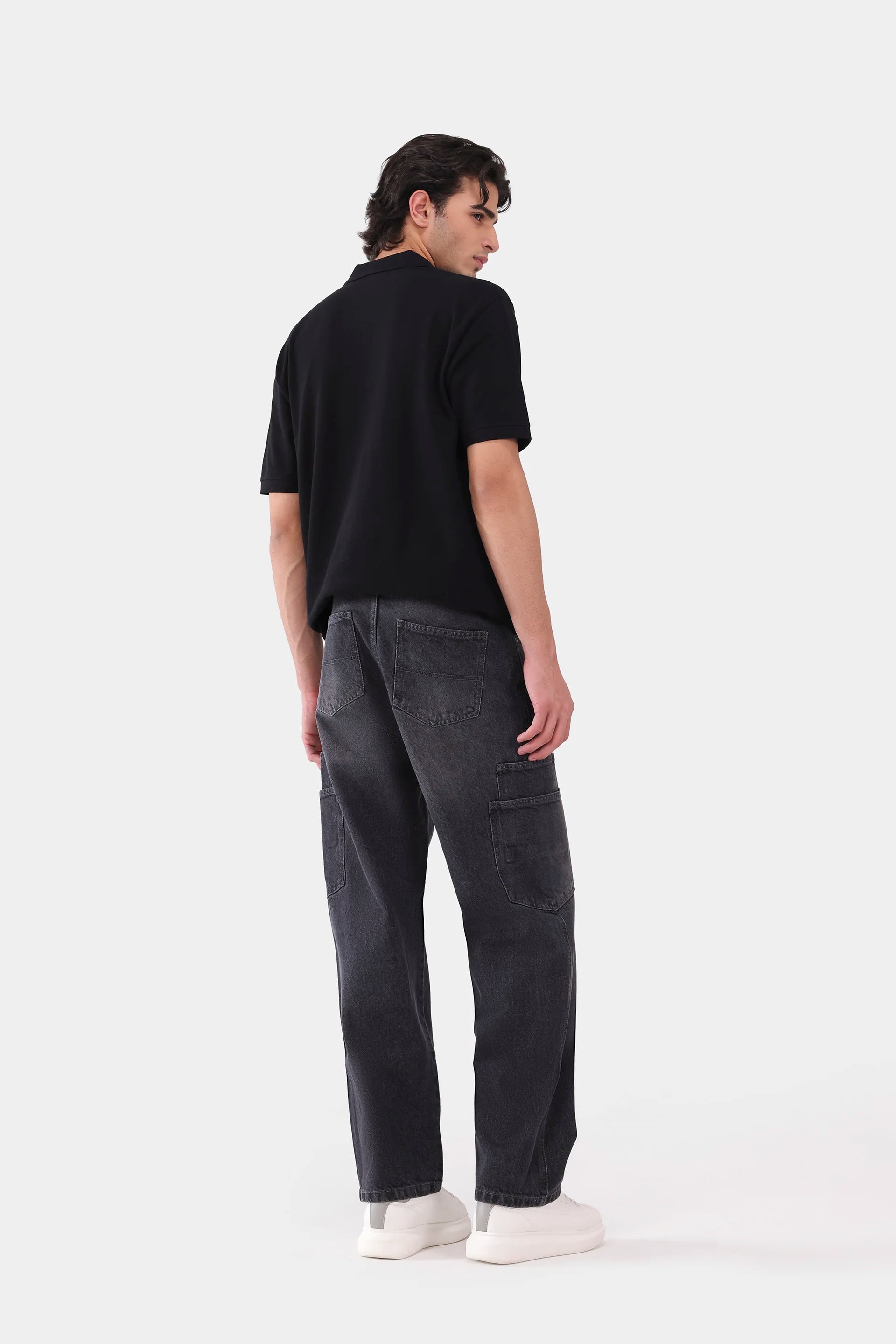 Carrot Fit Cargo Jeans - Cougar Clothing