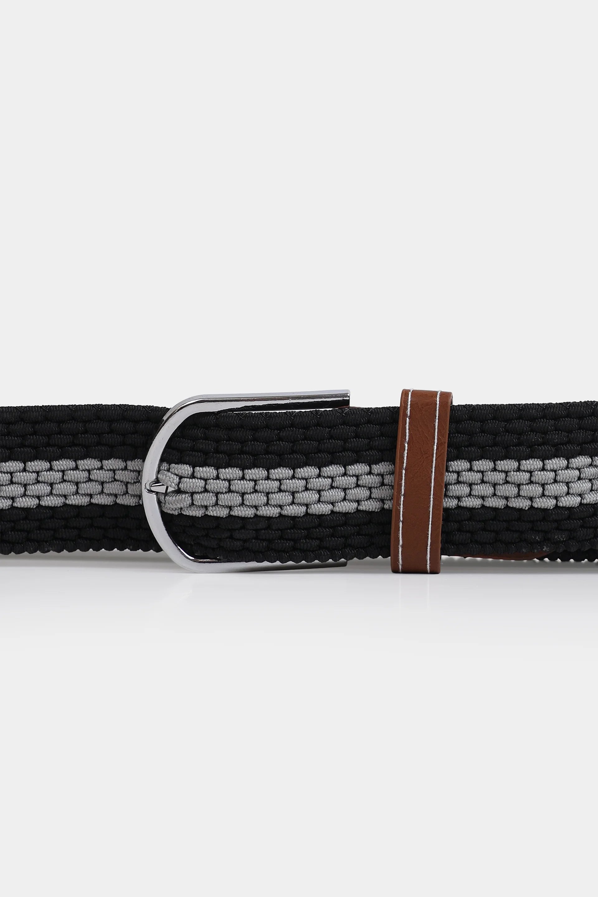 Textured Striped Canvas Belt - Cougar Clothing