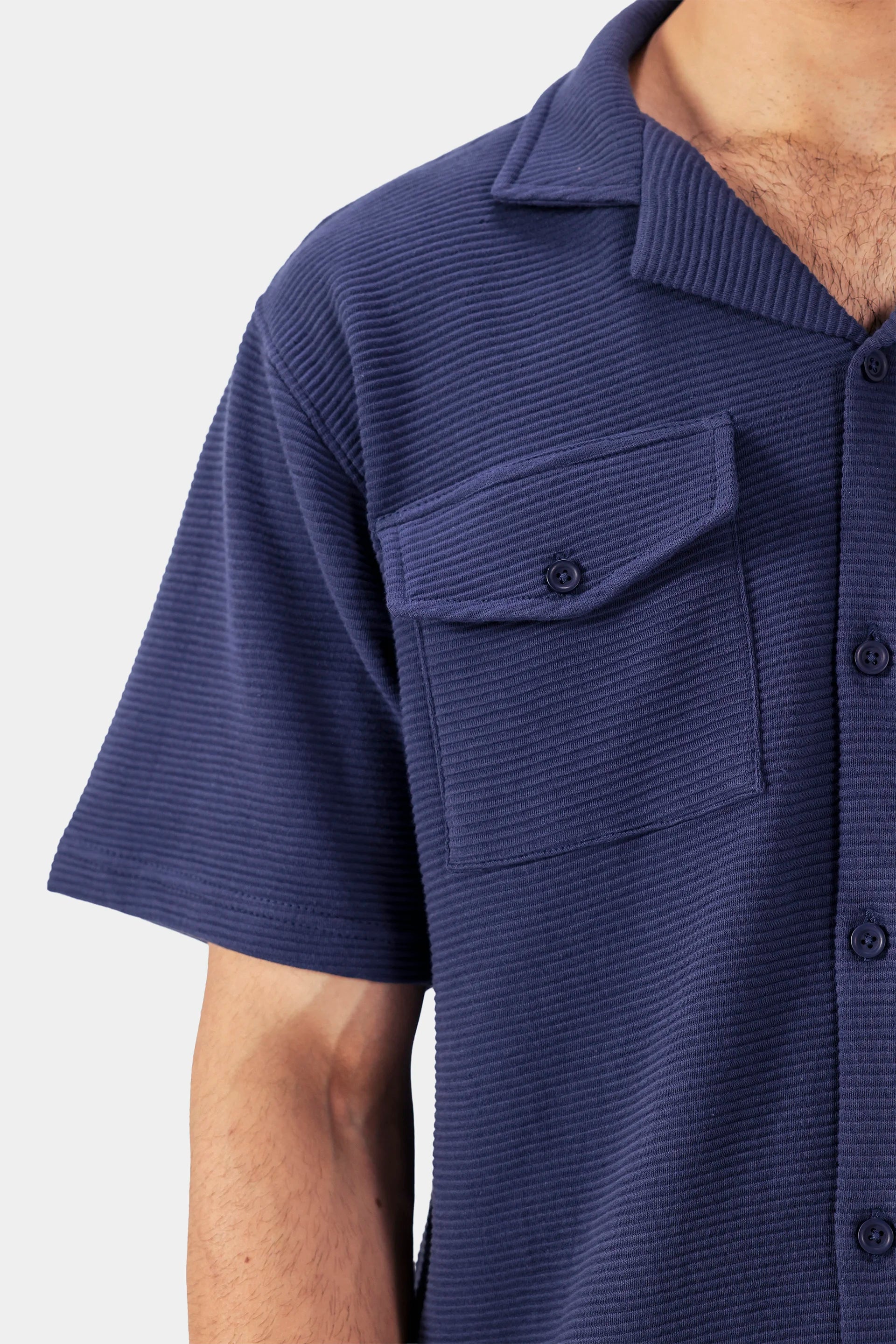 Pleated Jersey Shirt - Cougar Clothing