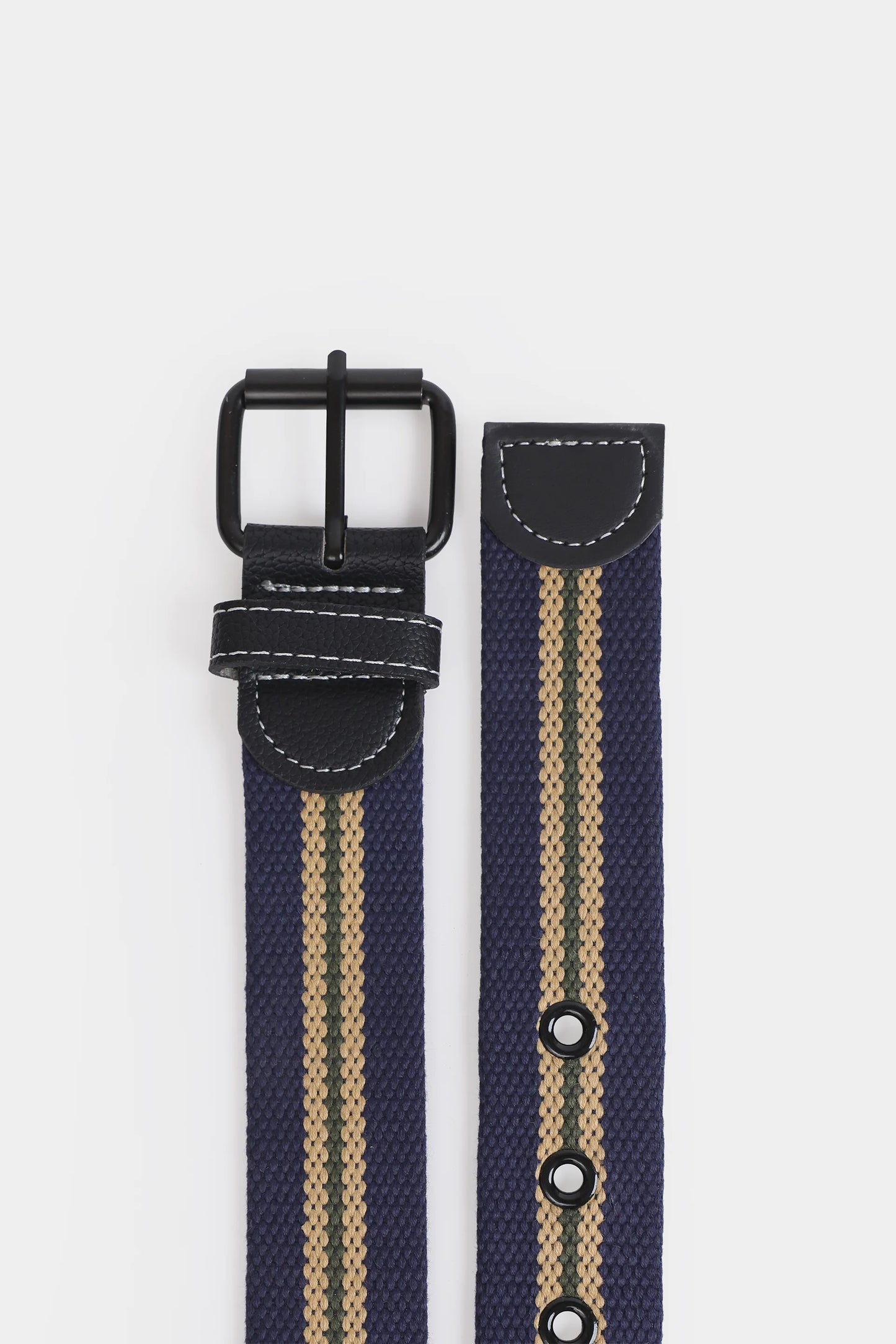 Double Striped Webbing Belt - Cougar Clothing