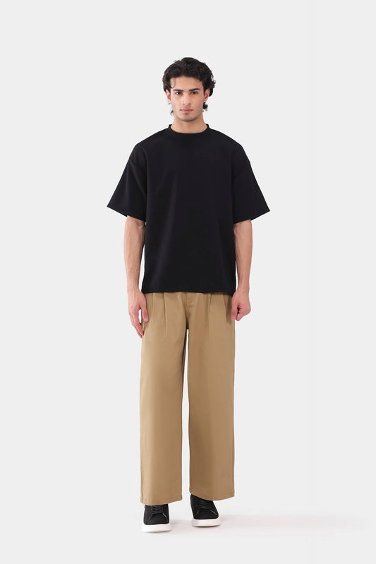 Oversized Seersucker T-Shirt - Cougar Clothing
