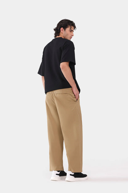 Wide Leg Pleated Trousers - Cougar Clothing