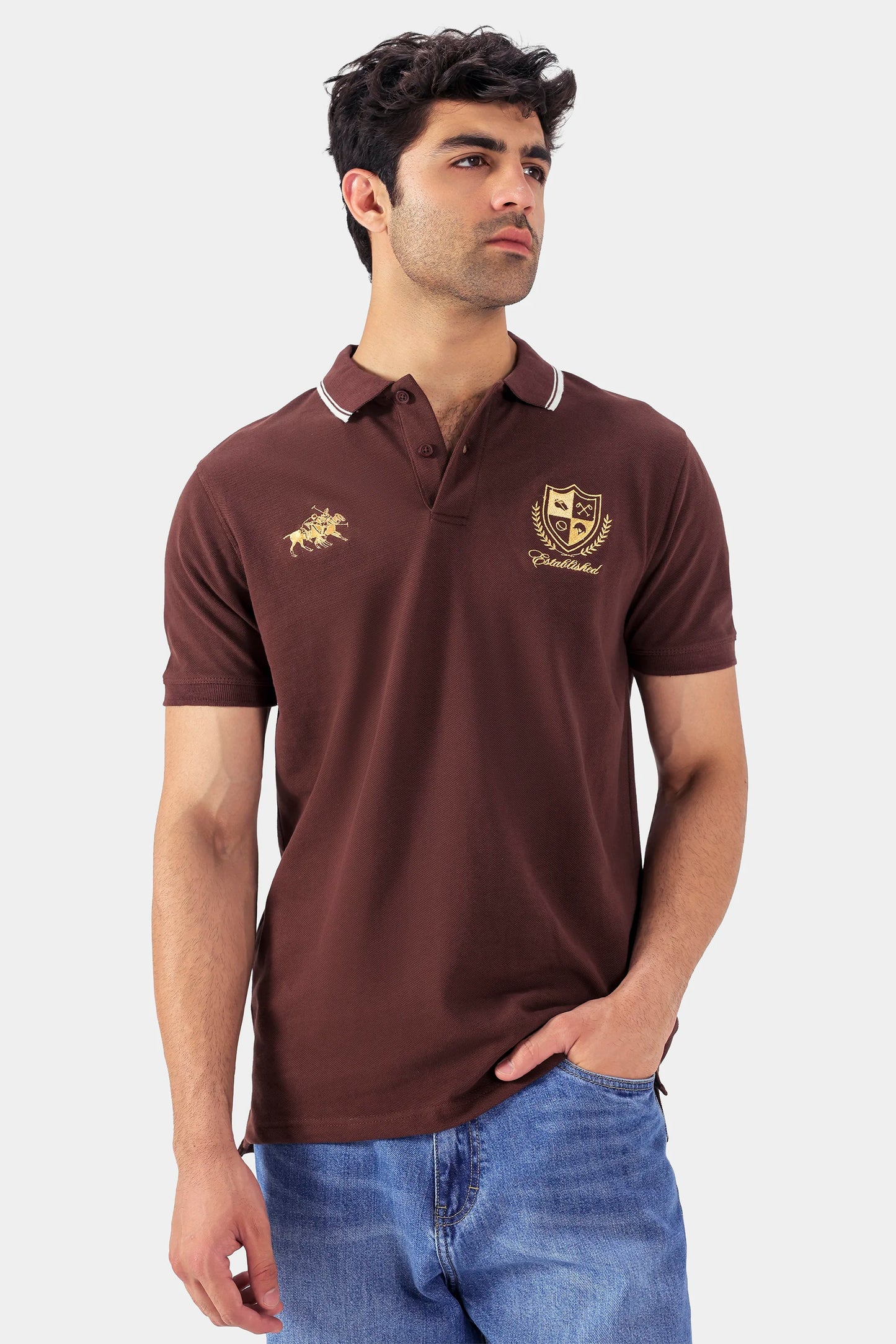 Embroidered Polo - Cougar Clothing