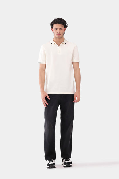 Quarter Zip Polo - Cougar Clothing