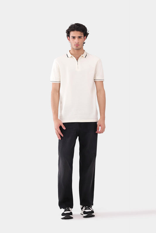 Quarter Zip Polo - Cougar Clothing