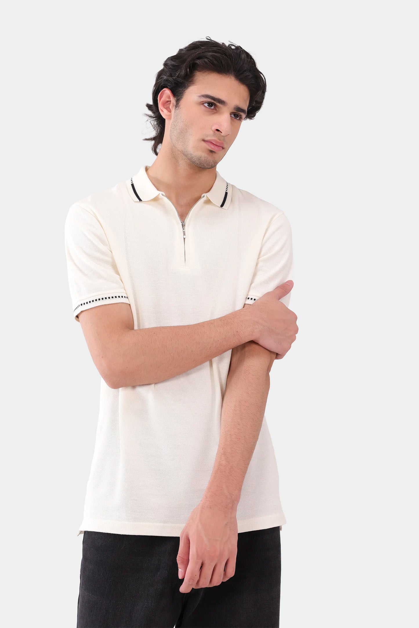 Quarter Zip Polo - Cougar Clothing