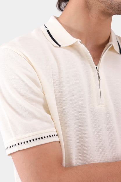 Quarter Zip Polo - Cougar Clothing