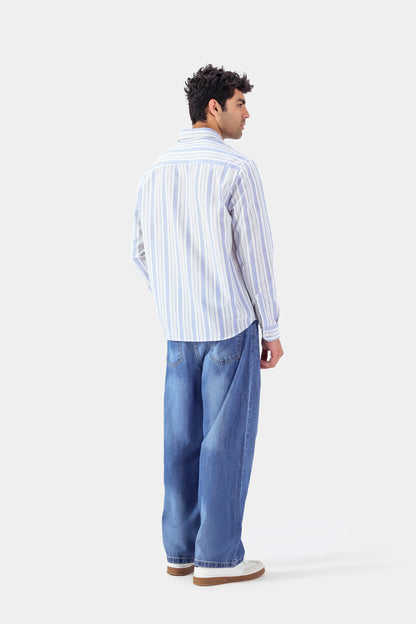 Jacquard Striped Shirt - Cougar Clothing