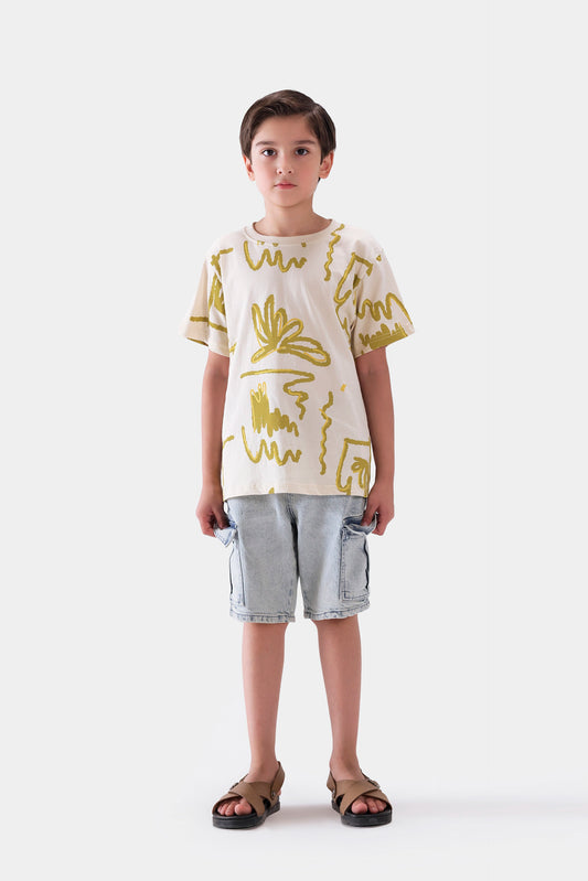 All Over Printed T-Shirt - Cougar Clothing