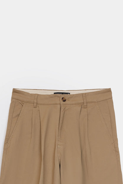 Wide Leg Pleated Trousers - Cougar Clothing